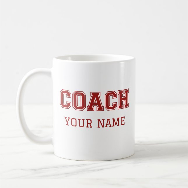 Coach Your Name Coffee Mug (Left)