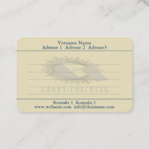 Coaching - Business Card