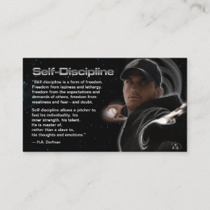Coaching Self-Discipline Business Cards