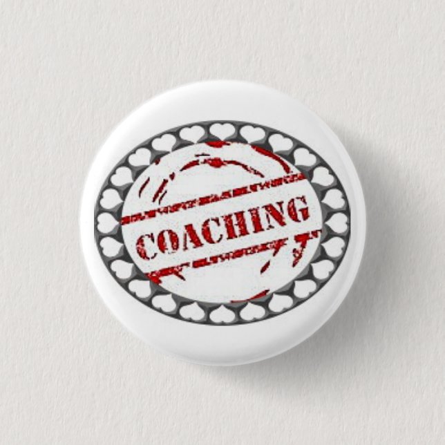 Coaching Small Round Button #2 (Front)