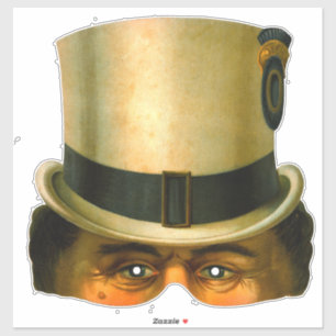 Coachman - Vintage Victorian Mask Sticker