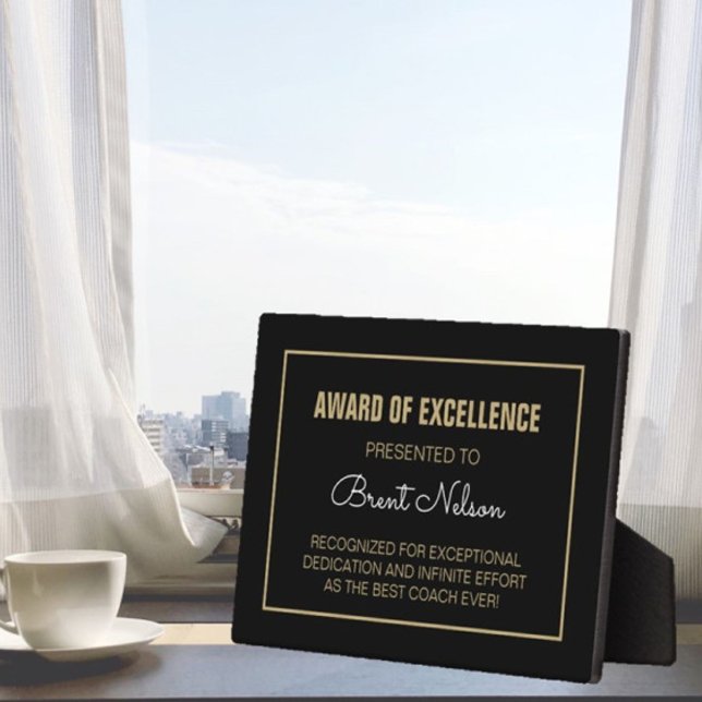 Coach's award gift plaque (Creator Uploaded)