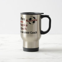 Coach's NAME, YEAR, Your Text Soccer Coach Mugs