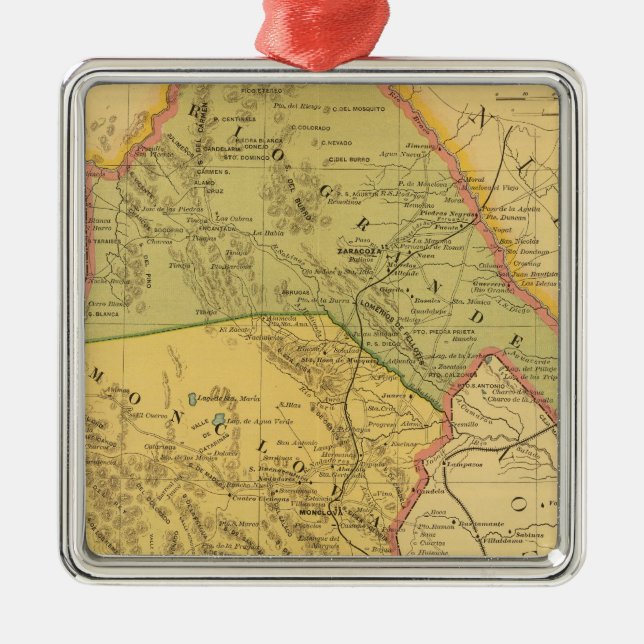 Coahuila Metal Tree Decoration (Front)