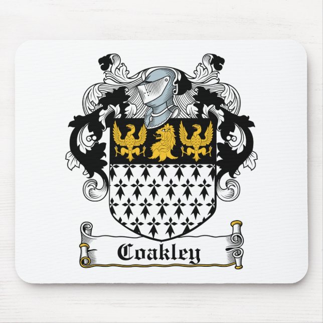 Coakley Family Crest Mouse Pad (Front)