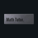 Coal Black Math Tutor Mini Business Card<br><div class="desc">Coal Black Math Tutor Mini Business Card.</div>