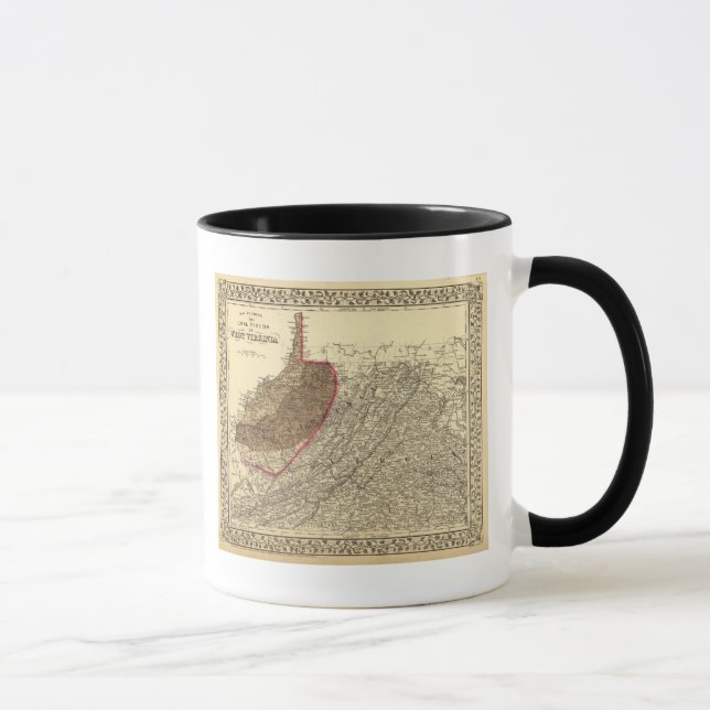 Coal fields in West Virginia Mug (Right)
