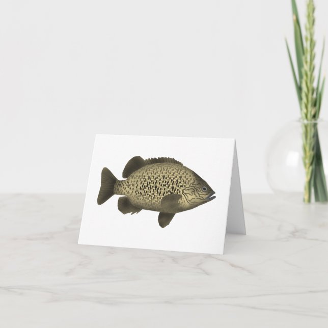 Coal Grunter Note Card (Front)