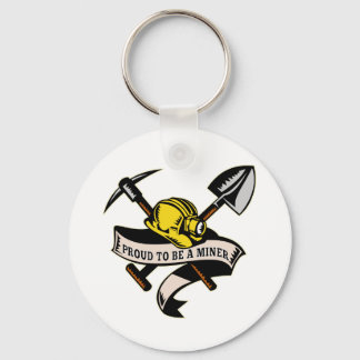 coal miner hat shovel spade pickax scroll key ring