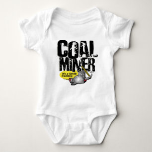 COAL MINER, it's a family tradition Baby Bodysuit