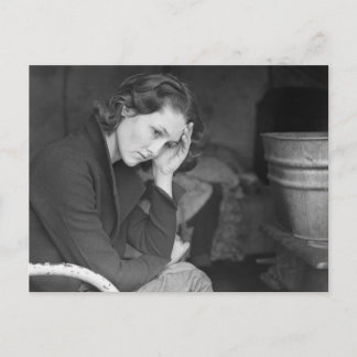 Coal miner’s daughter – 1936. postcard