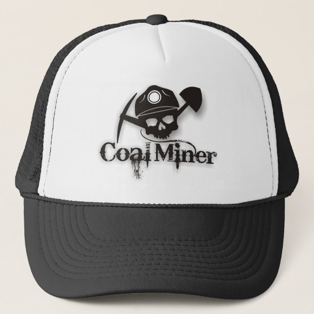 coal miner trucker hat (Front)