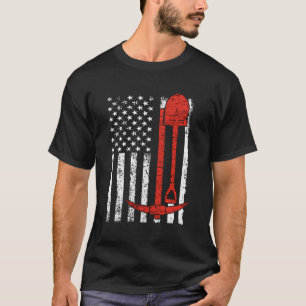 Coal Miner Usa Flag Coal Miner T-Shirt