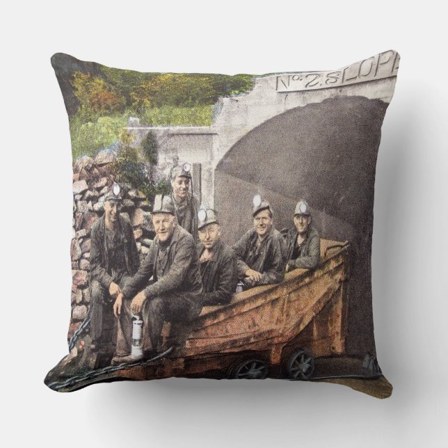 Coal Miners Cushion (Front)