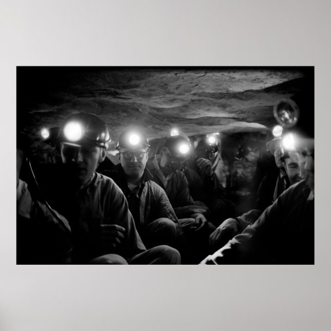 Coal Miners Deep Underground 1960 Poster (Front)