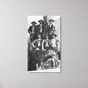 Coal Miners of Le Creusot during the Second Canvas Print