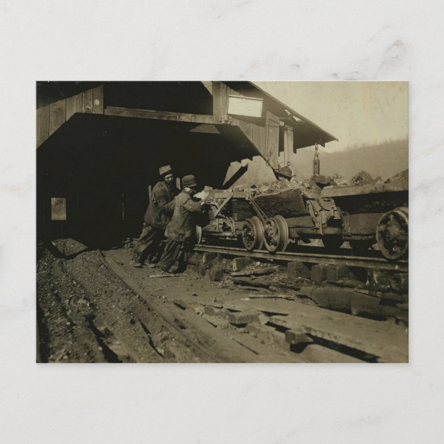Coal Miners Postcard (Front)