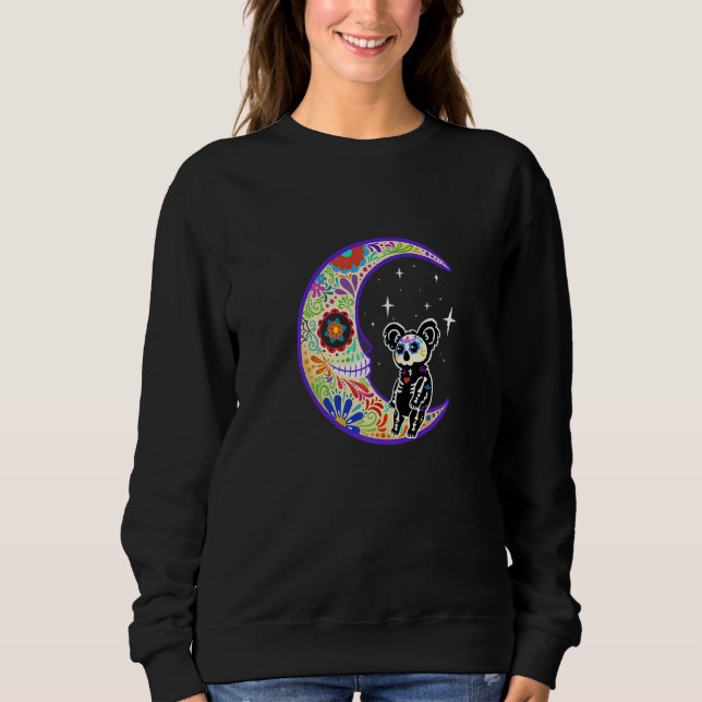 Coala Dia De Los Muertos Skeleton Sugar Skull Sweatshirt (Front)
