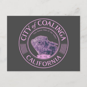 COALINGA FRESNO CALIFORNIA - HORNED LIZARD POSTCARD