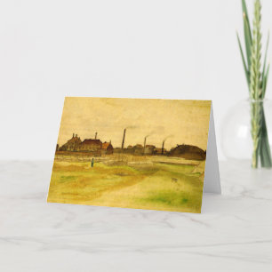 Coalmine in the Borinage by Vincent van Gogh Card