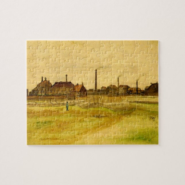 Coalmine in the Borinage by Vincent van Gogh Jigsaw Puzzle (Horizontal)