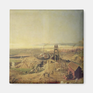 Coalmines and Clay Quarries at Montchanin Magnet