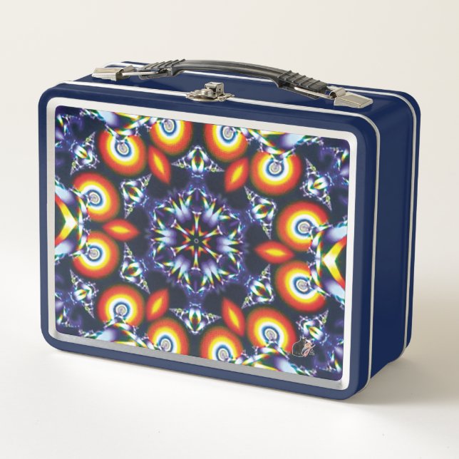 Coals Kaleidoscope Metal Lunchbox (Front)