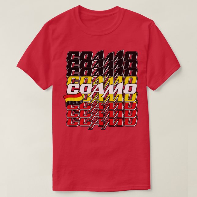 Coamo Cascade text 1 T-Shirt (Design Front)