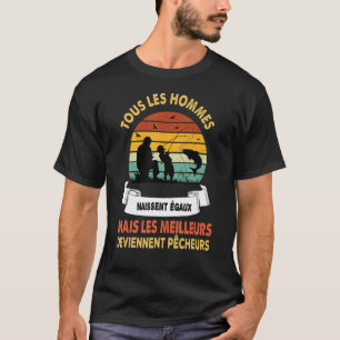 Coarse fishing all men are born equal T-Shirt