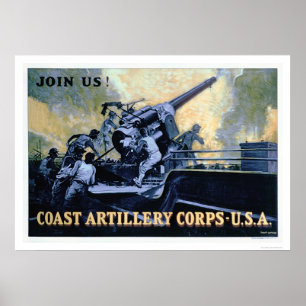 Coast Artillery Corps (US02042) Poster