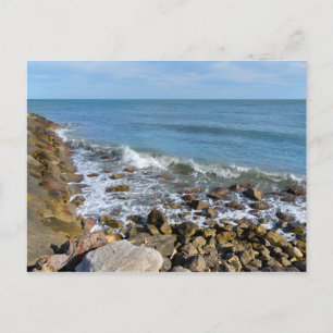 Coast at Saintes-Maries-de-la-Mer in France Postcard
