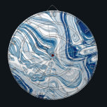 coast beach nautical waves watercolor blue swirls dartboard<br><div class="desc">coast beach nautical waves watercolor blue swirls home accessories.</div>