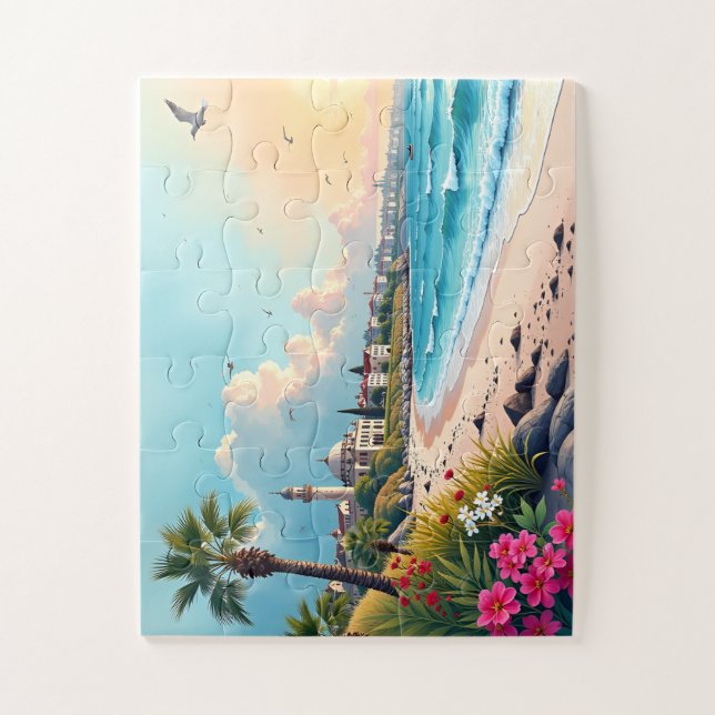 Coast birds jigsaw puzzle (Vertical)