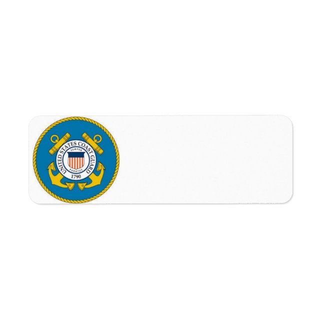 coast guard address labels (Front)