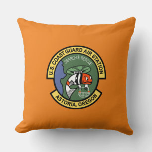 Coast Guard Air Station Astoria Cushion