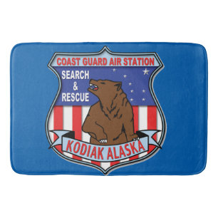 Coast Guard Air Station Kodiak Bath Mat
