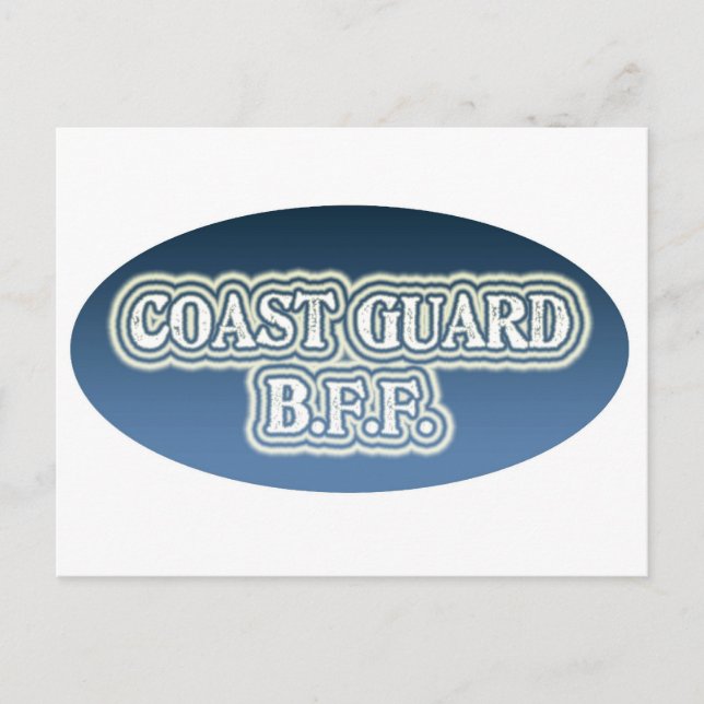 Coast Guard B.F.F. Postcard (Front)