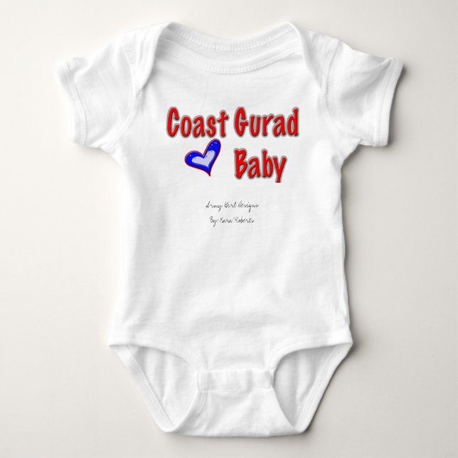 Coast Guard Baby Bodysuit (Front)