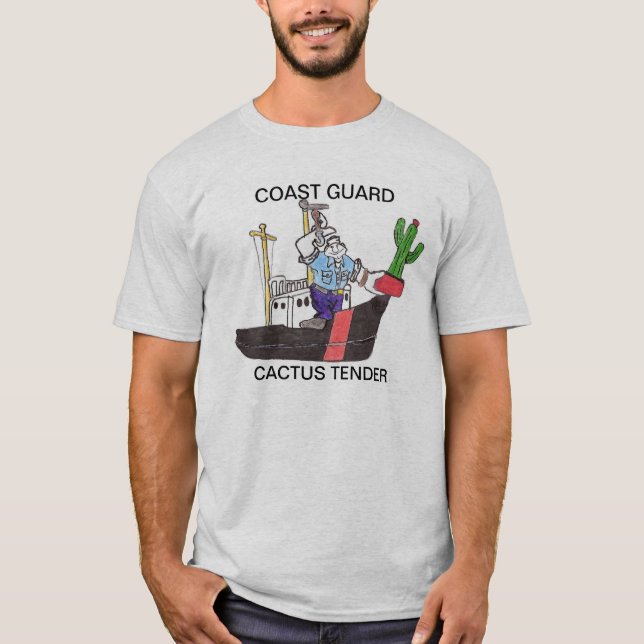 Coast Guard Cactus Tender T-Shirt (Front)