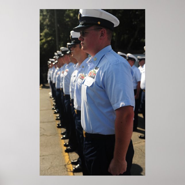 Coast Guard Change of Command Ceremony Poster (Front)