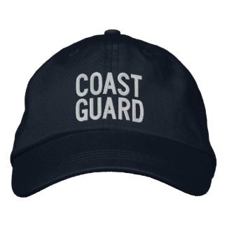 COAST GUARD EMBROIDERED HAT