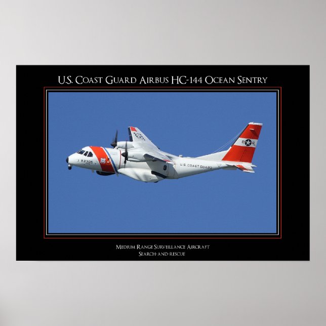 Coast Guard HC-144 Ocean Sentry Poster (Front)