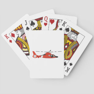 Coast Guard Helicopter Playing Cards
