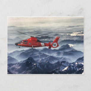 COAST GUARD HELICOPTER POSTCARD