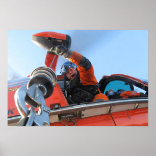 Coast Guard HH-65 Dolphin Helicopter Poster