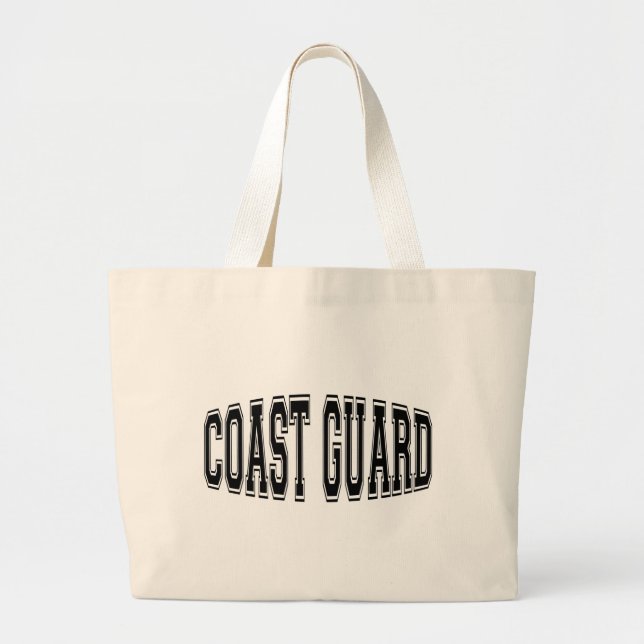 Coast Guard Large Tote Bag (Front)