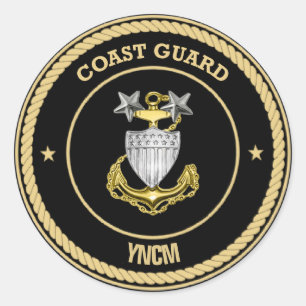 Coast Guard Master Chief Custom Sticker