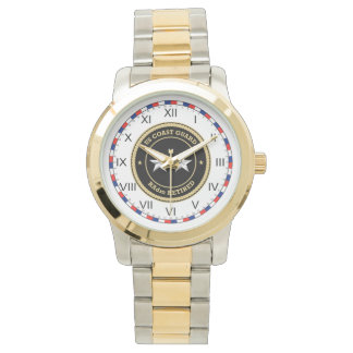 Coast Guard RAdm Retired Black Shield Watch