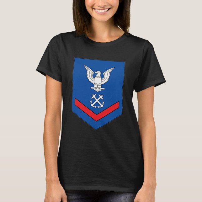 Coast Guard Rank E-4 Third Class Petty Officer T-Shirt (Front)