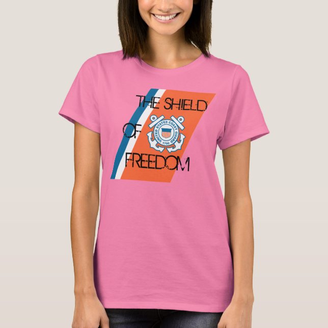 Coast Guard Shield of Freedom T-Shirt (Front)
